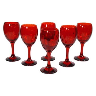 Bicchiere Vetro Vino Rosso ml.250 Set pz.6