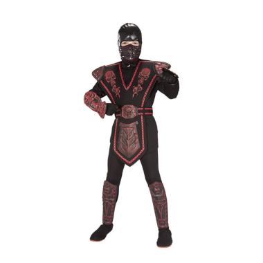 Costume Ninja Red Skull Bambino