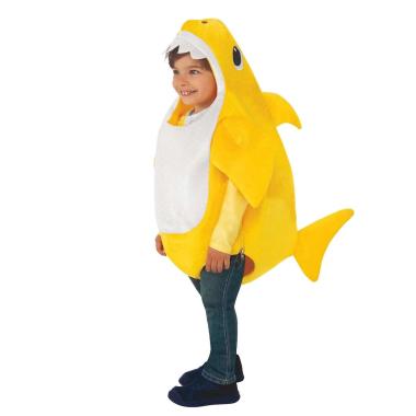 Costume Baby Shark Giallo Bambino