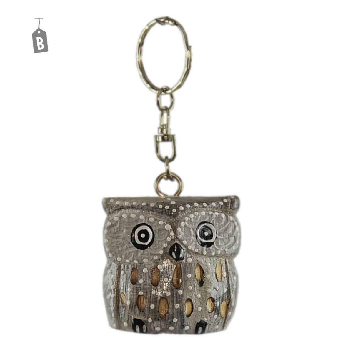 Portachiave Legno Gufi 5 Colori SUA10A | M2 Store