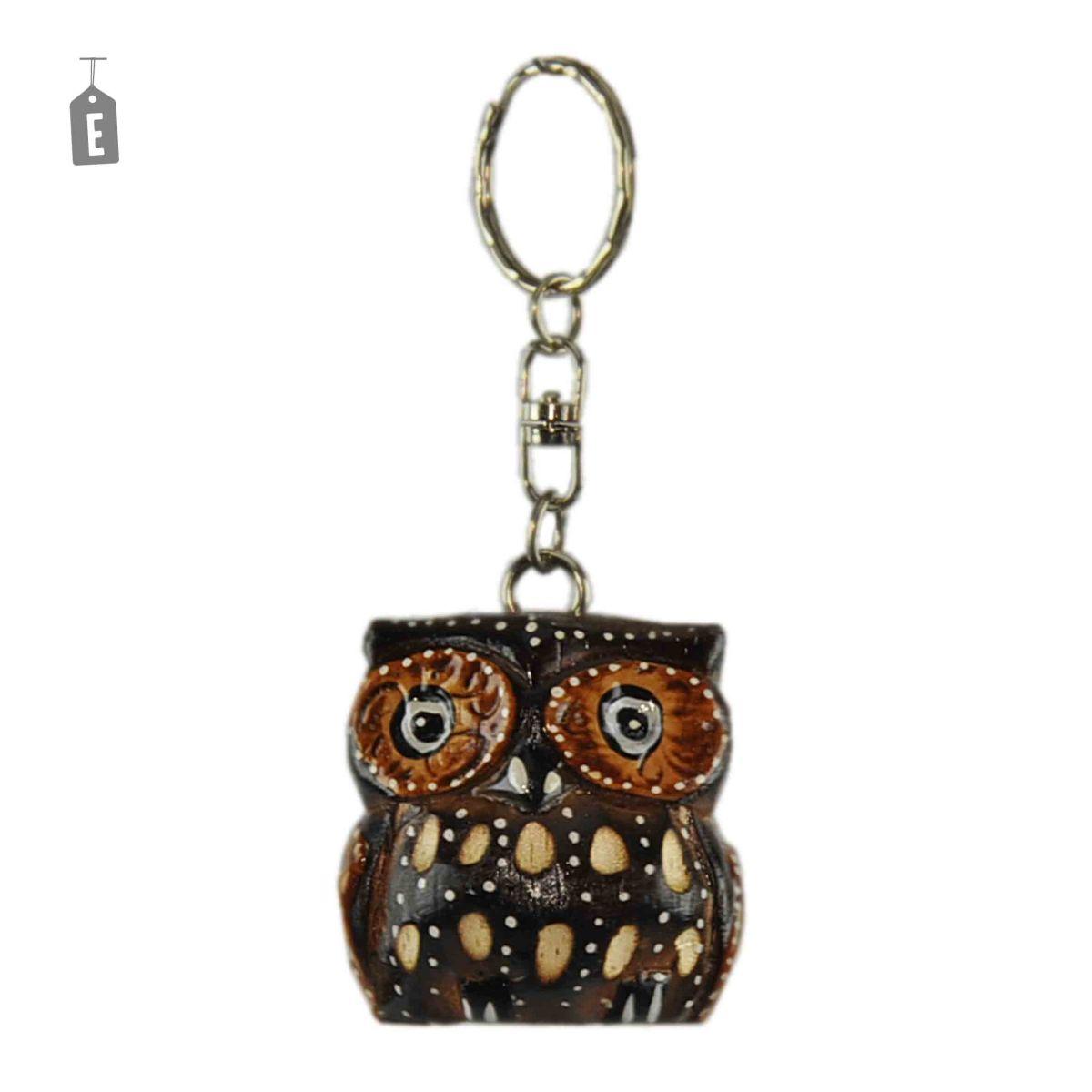 Portachiave Legno Gufi 5 Colori SUA10A | M2 Store