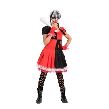 Costume Harley Quinn Horror Donna