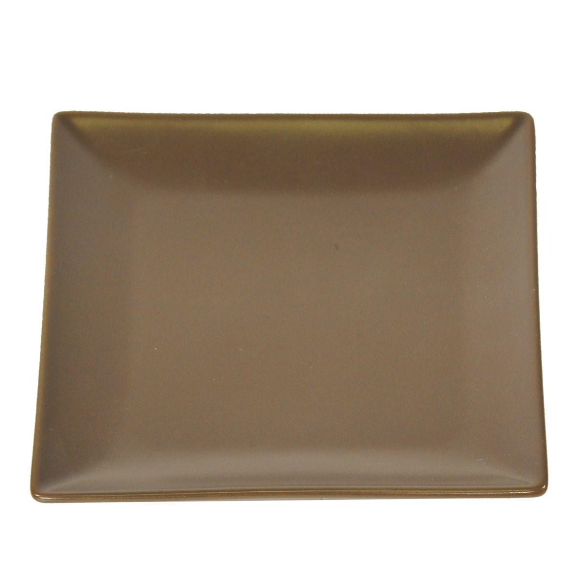 Piatto Ceramica Dessert cm.18x18 Disponibile 2 Colori
