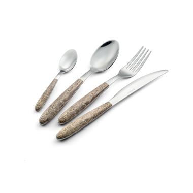 Posate Inox pz.24 Eme Vero Larice | Eme