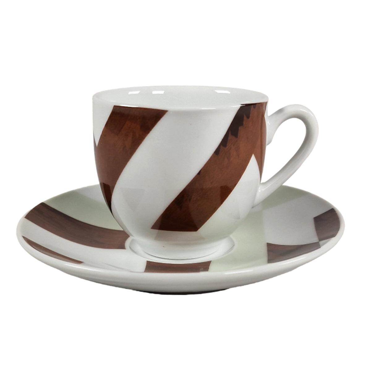 Tazzine Caff Set pz.6 Porcellana Fade Abaca | Fade