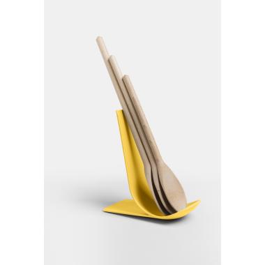 Poggia Mestolo Stand Giallo cm.23x16x17 | Veca S.p.A.