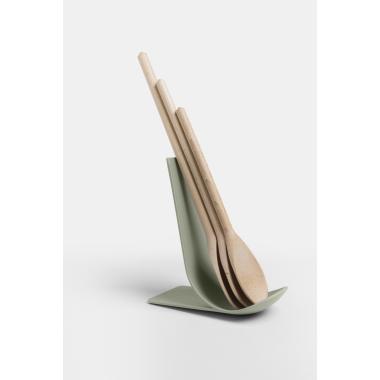 Poggia Mestolo Stand Verde cm.23x16x17 | Veca S.p.A.