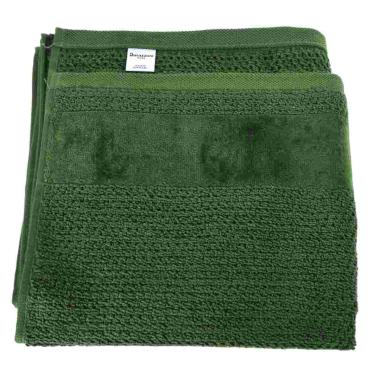 Asciugamano Barazzoni Viso Cotone Verde Scuro cm.50x100
