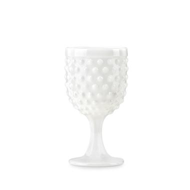 Bicchiere Vetro Calice Ibiza Bianco ml.300 pz.1