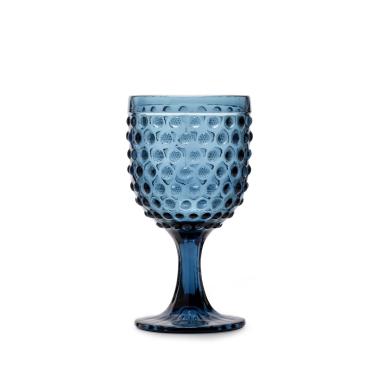 Bicchiere Vetro Calice Ibiza Blu ml.300 pz.1