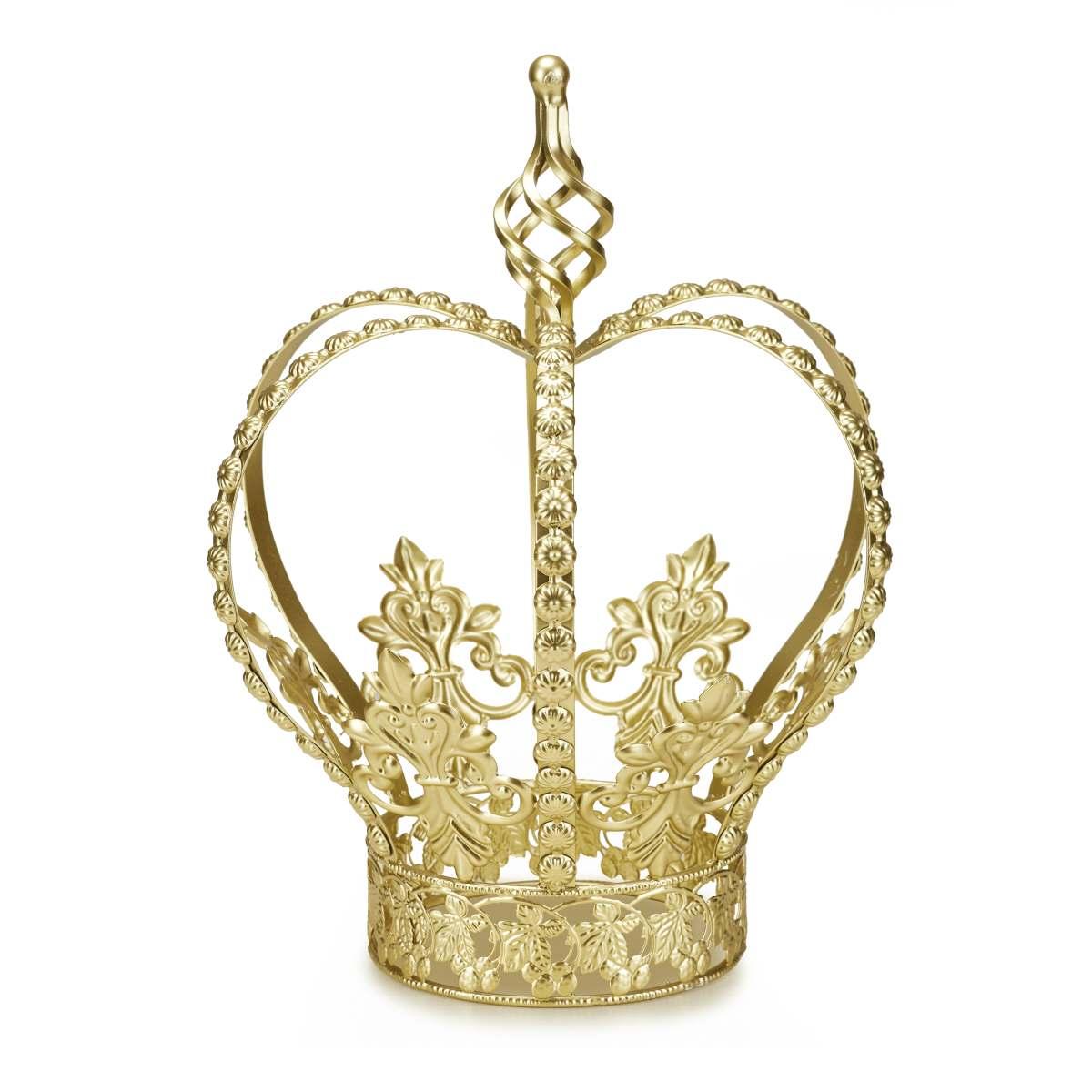 Portacandela Metallo Corona Oro Mrs.Crown cm.35 |Fade