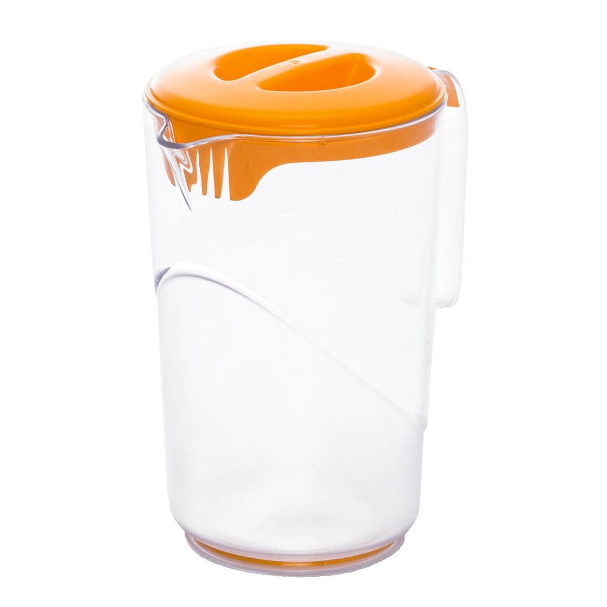 Caraffa PVC Color Lt.1,5 con Tappo Dosatore 3 Colori Assortiti | H&H