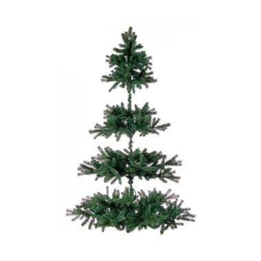 Albero Natale cm.210 Verde Fiemme Pendente 946 Rami |Bizzotto