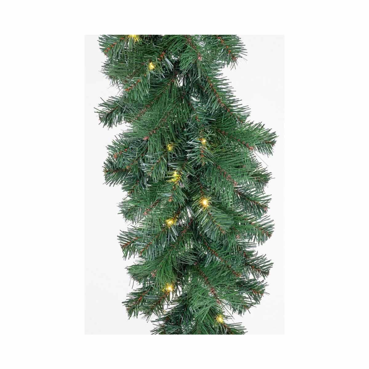 Ghirlanda cm.270 Verde Thurn con 50 LED |Bizzotto