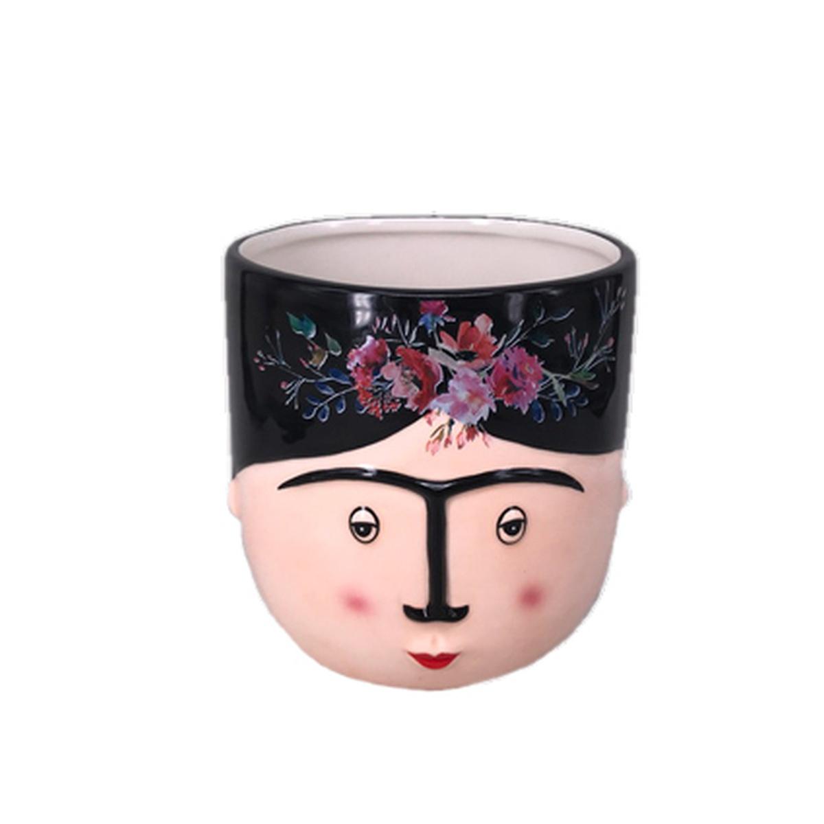 Vaso Ceramica Girl Lola Frida s/Pianta cm.14 |Montemaggi