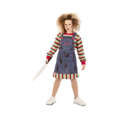 Costume Bambola Assassina Chucky Bambina