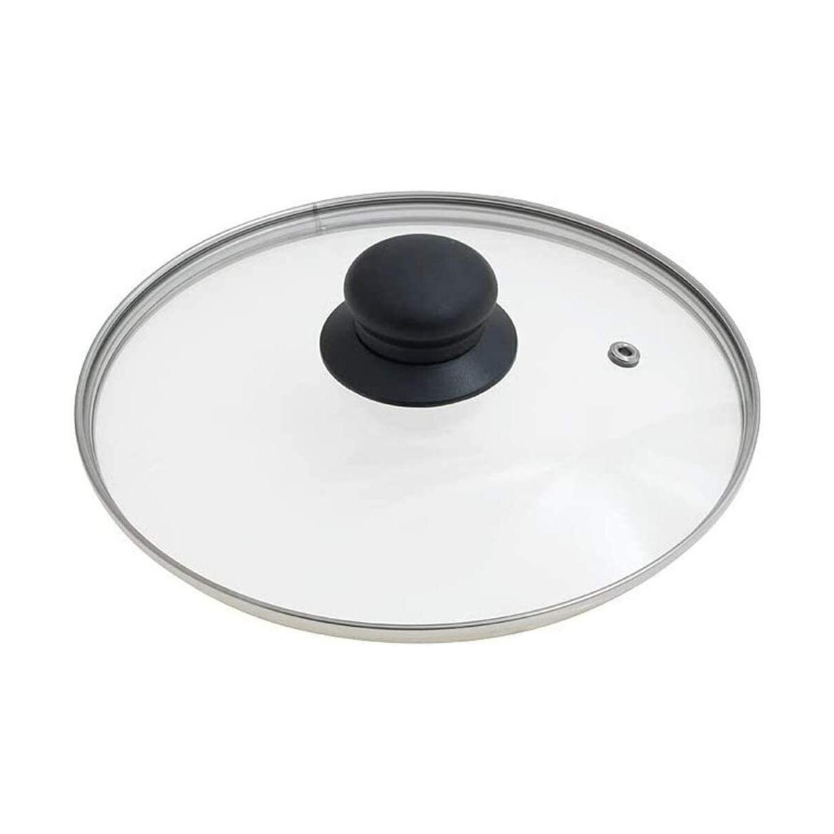 Coperchio Vetro cm.14 Pomello Nero | Tomatto