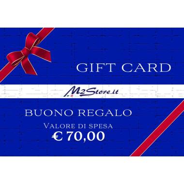 Gift Card in Cofanetto del valore di 70 euro