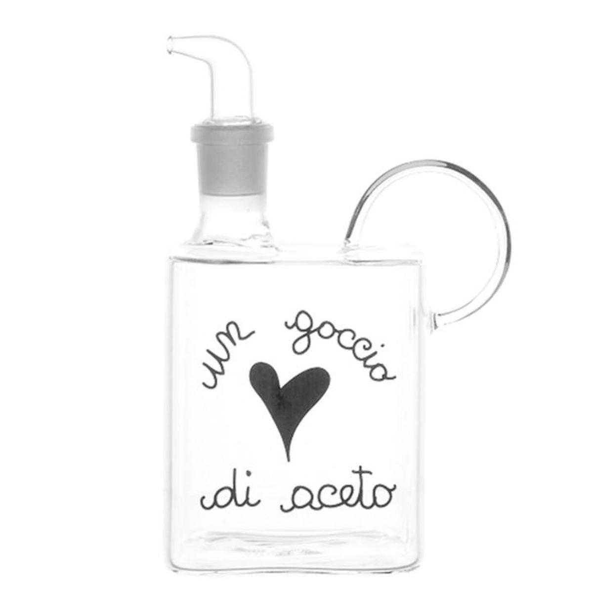 Acetiera Vetro Simple Day con Manico ml.400 | Simple