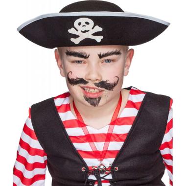 Cappello Pirata Nero Bambino