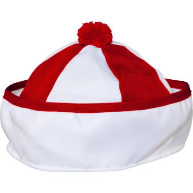 Cappello Marinaio Bianco e Rosso