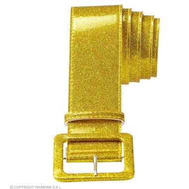 Cintura Oro Glitter con Fibbia