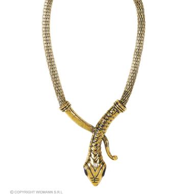 Collana Metallo Oro con Serpente