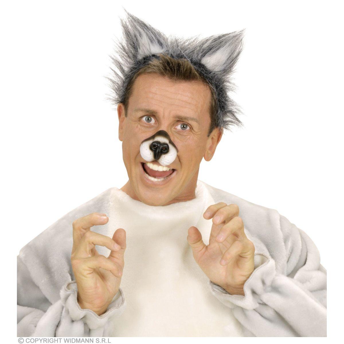 Cerchietto Lupo con Orecchie Peluches |Widmann