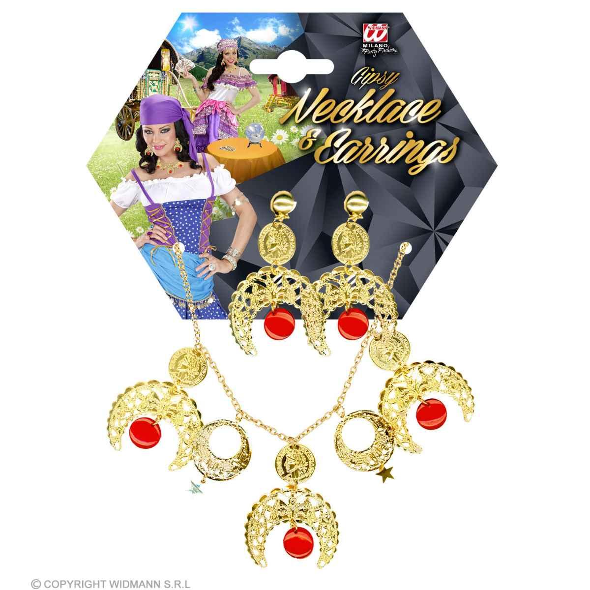 Collana Gitana Metallo Oro On Orecchini |Widmann