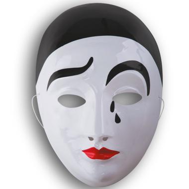 Maschera PVC Pierrot