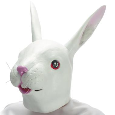 Maschera Lattice Coniglio Bianco
