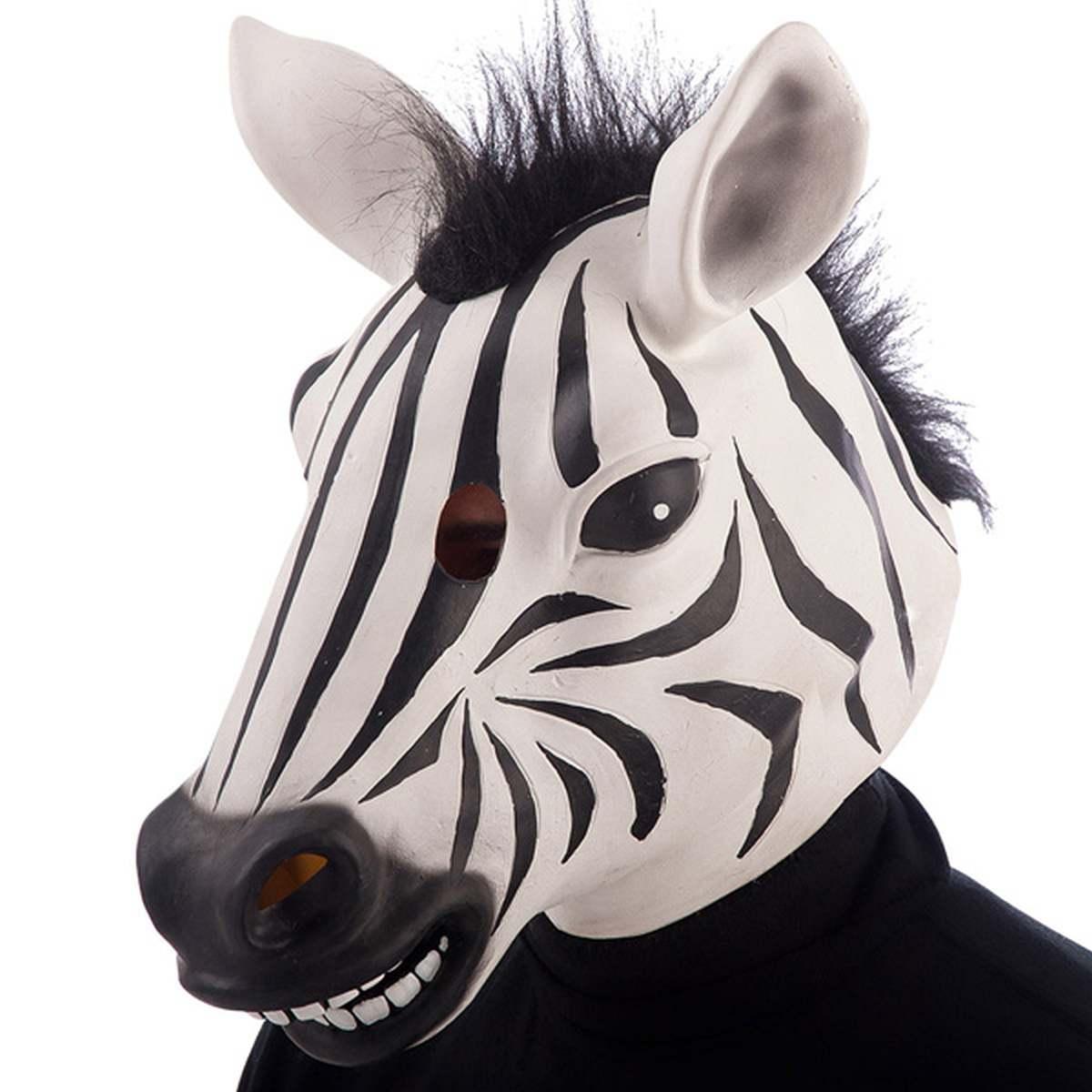 Maschera Viso Lattice Zebra |Carnival Toys