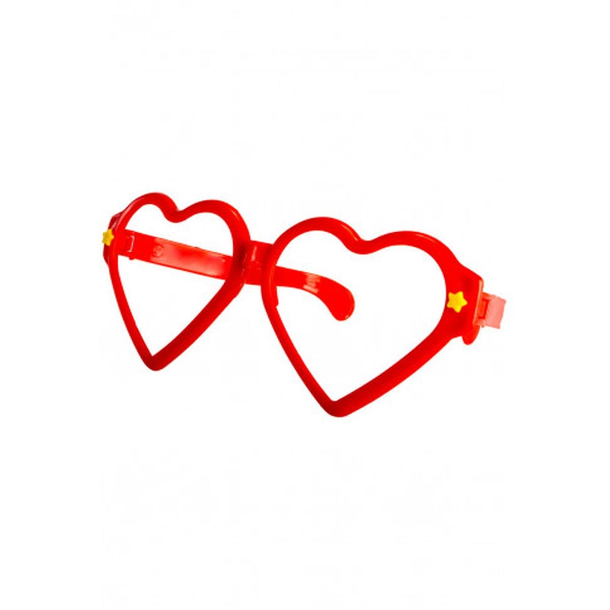 Occhiali Clown Giganti Cuore 4 Colori Disponibili |Carnival Toys