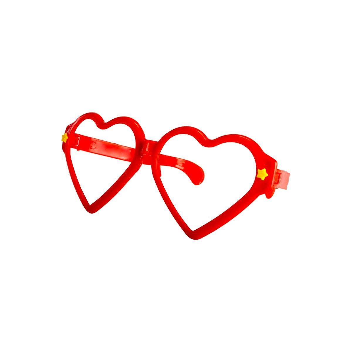 Occhiali Clown Giganti Cuore 4 Colori Disponibili |Carnival Toys