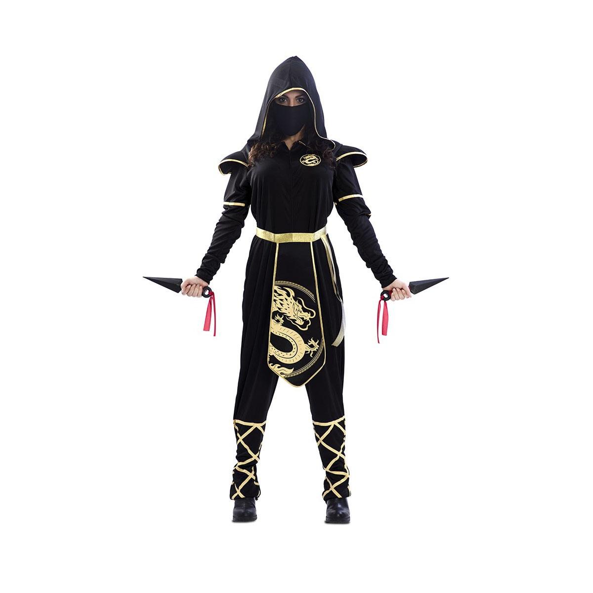Costume Ninja Nero Donna FY-08138