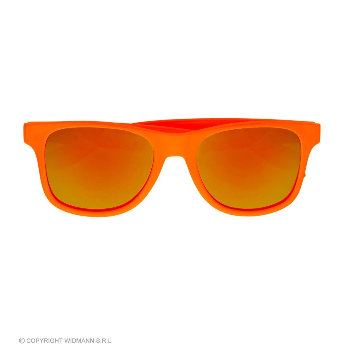 Occhiali Arancioni Neon Anni '80 |Widmann