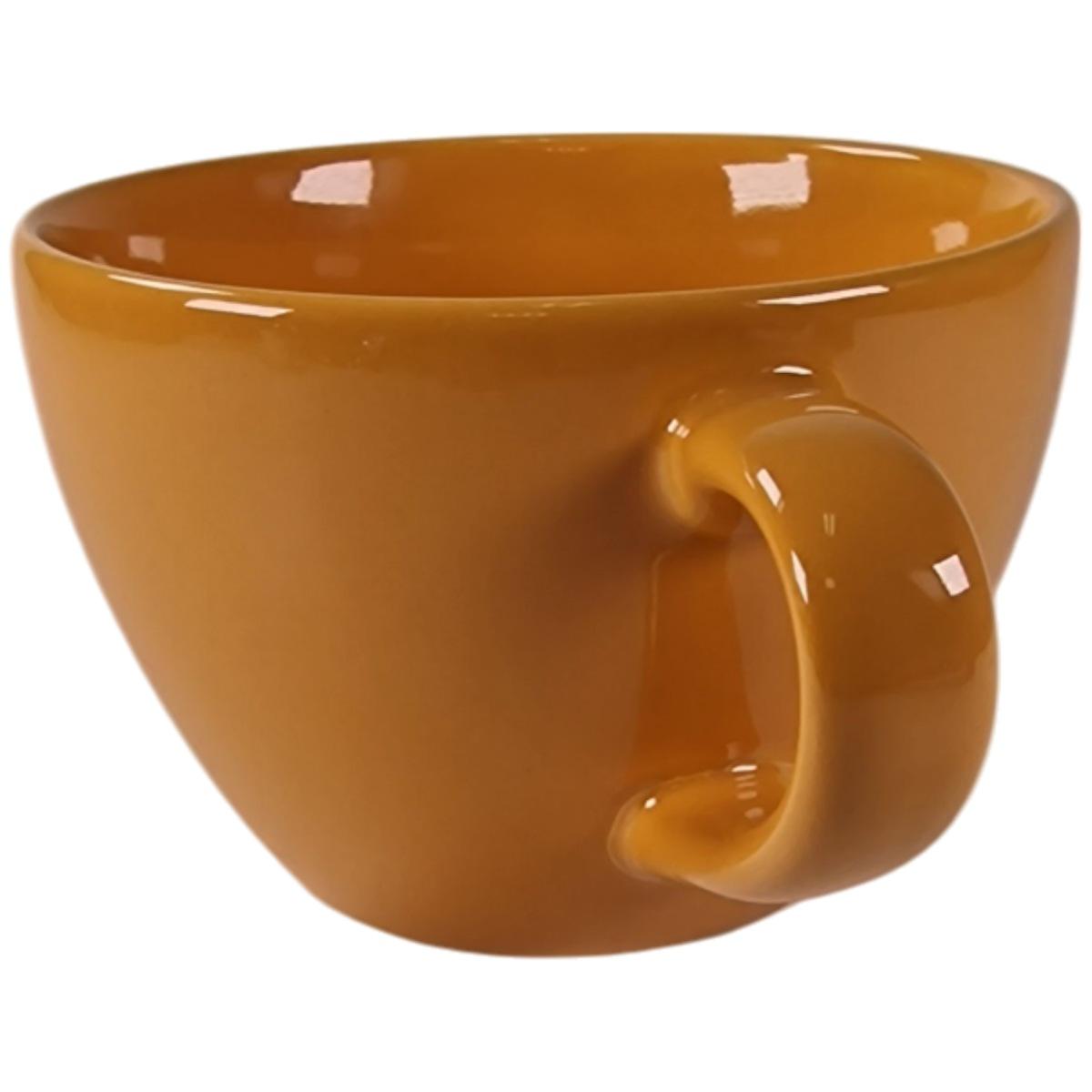 Tazza Colazione Jumbo con Manico Arancione ml.400 | Allreds