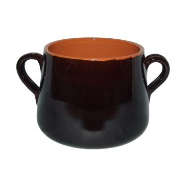 Pentola terracotta 14 valdelsa c manici
