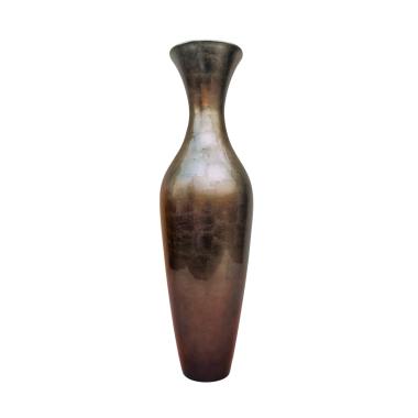 Vaso Ceramica Argento Bronzo cm.22x71