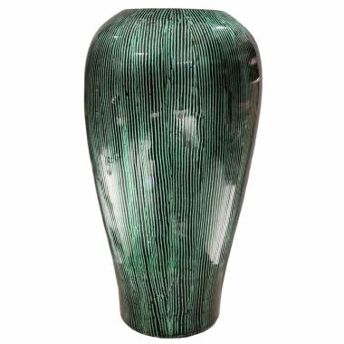 Vaso Ceramica Sumatra Verde cm.18x40