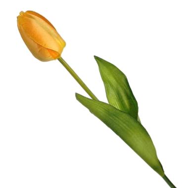 Fiore Artificiale Tulipano Giallo cm.54