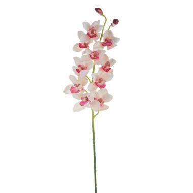 Fiore Artificiale Orchidea Cymbidium Rosa cm.92