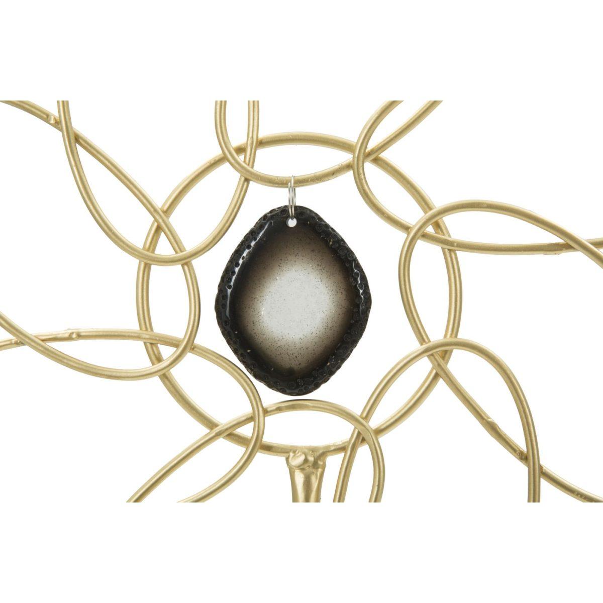 Decorazione Glam Daisy cm.24x10x37,5 |Mauro Ferretti