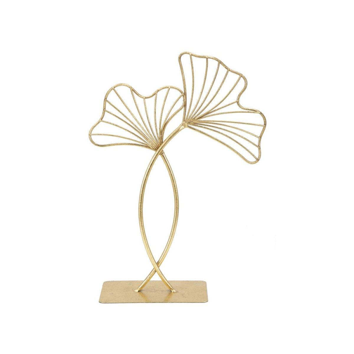 Scultura leaf glam 25 x 8,5 x 35 cm