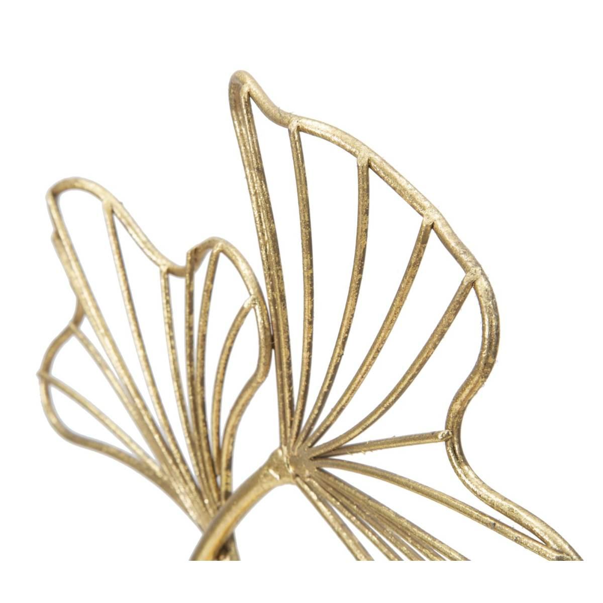 Scultura leaf glam 25 x 8,5 x 35 cm
