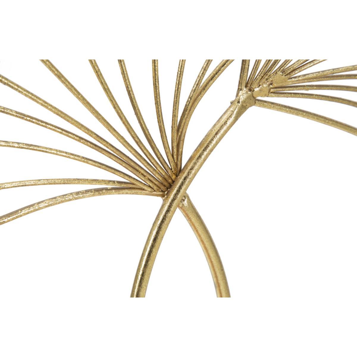 Scultura leaf glam 25 x 8,5 x 35 cm