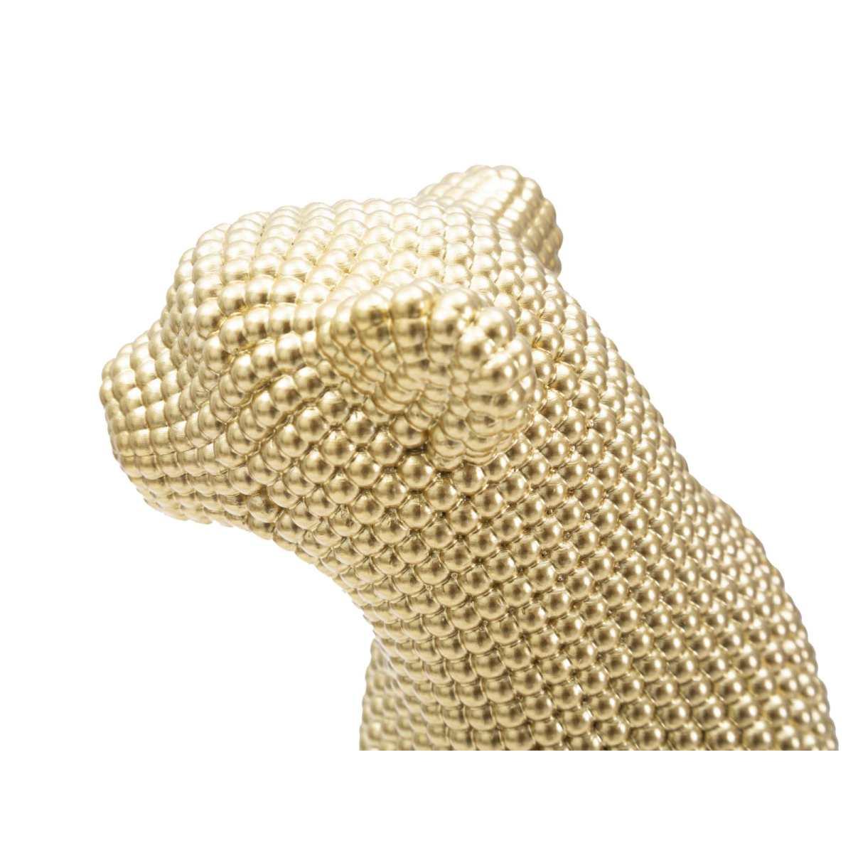 Scultura Leopardo Gold cm.23x15,5x29 |Mauro Ferretti