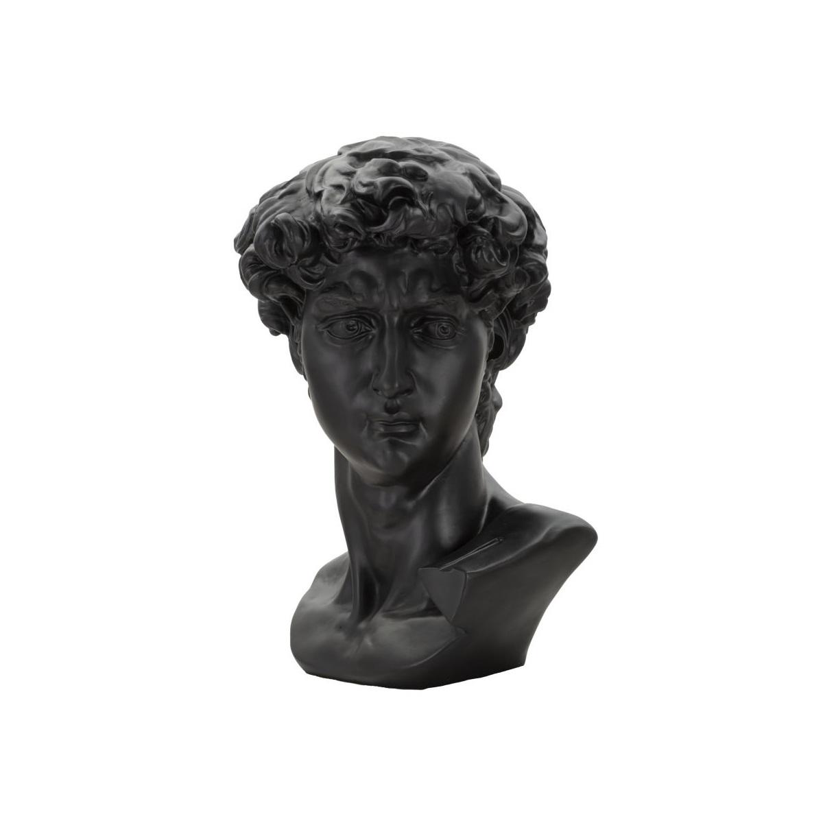 Scultura Testa Antica Nera cm.44x35,5x60 | Mauro Ferretti