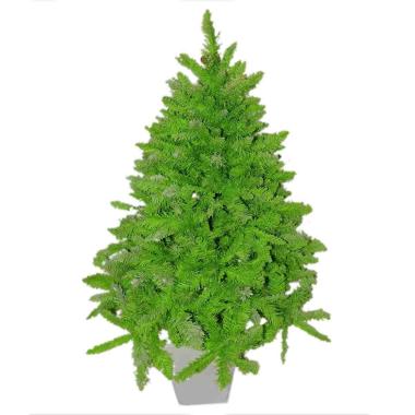 Albero Natale Verde Fluo cm.120 con Vaso