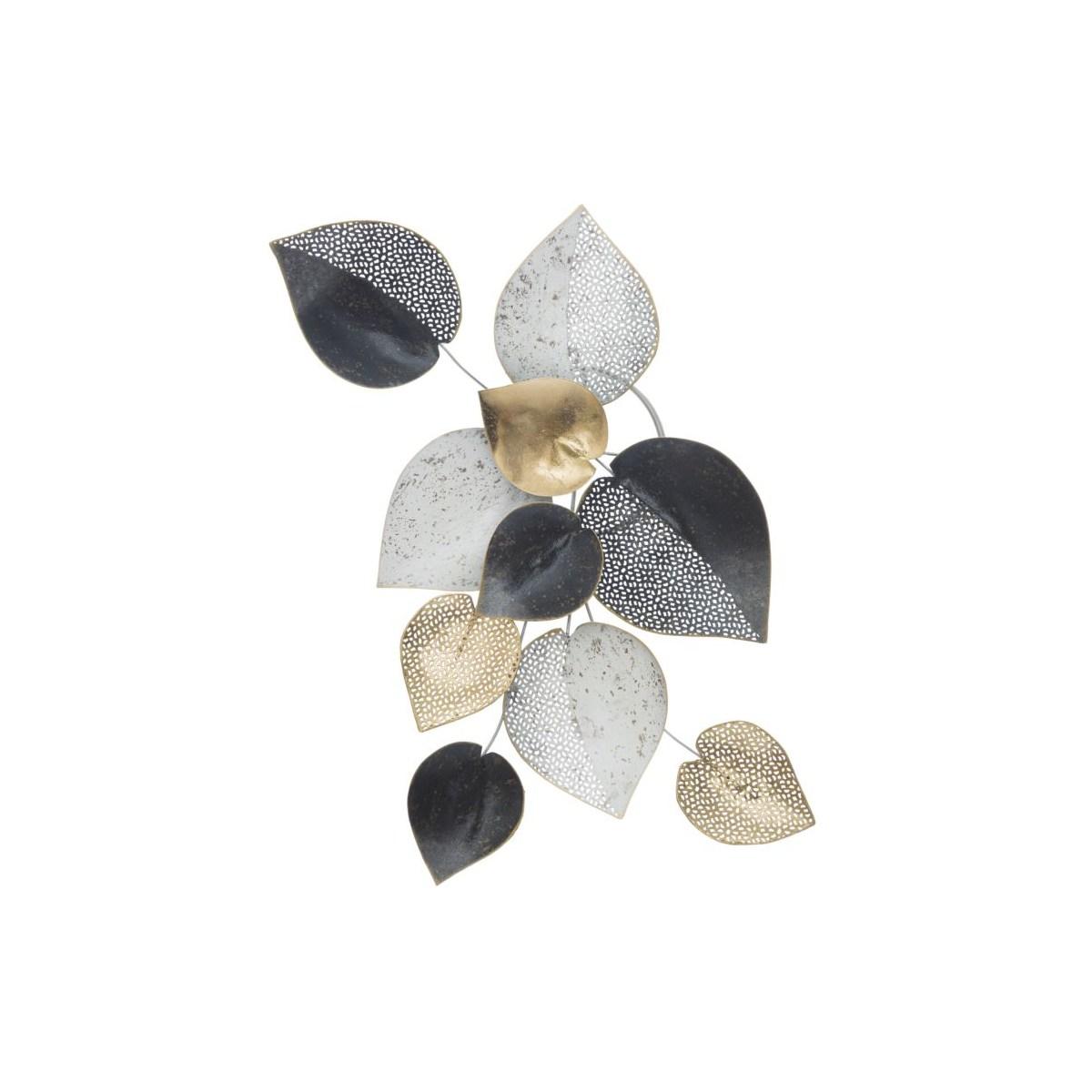 Quadro Pannello In Ferro Half Leaf mod.B cm.62,5x5,5x40 | Mauro Ferretti